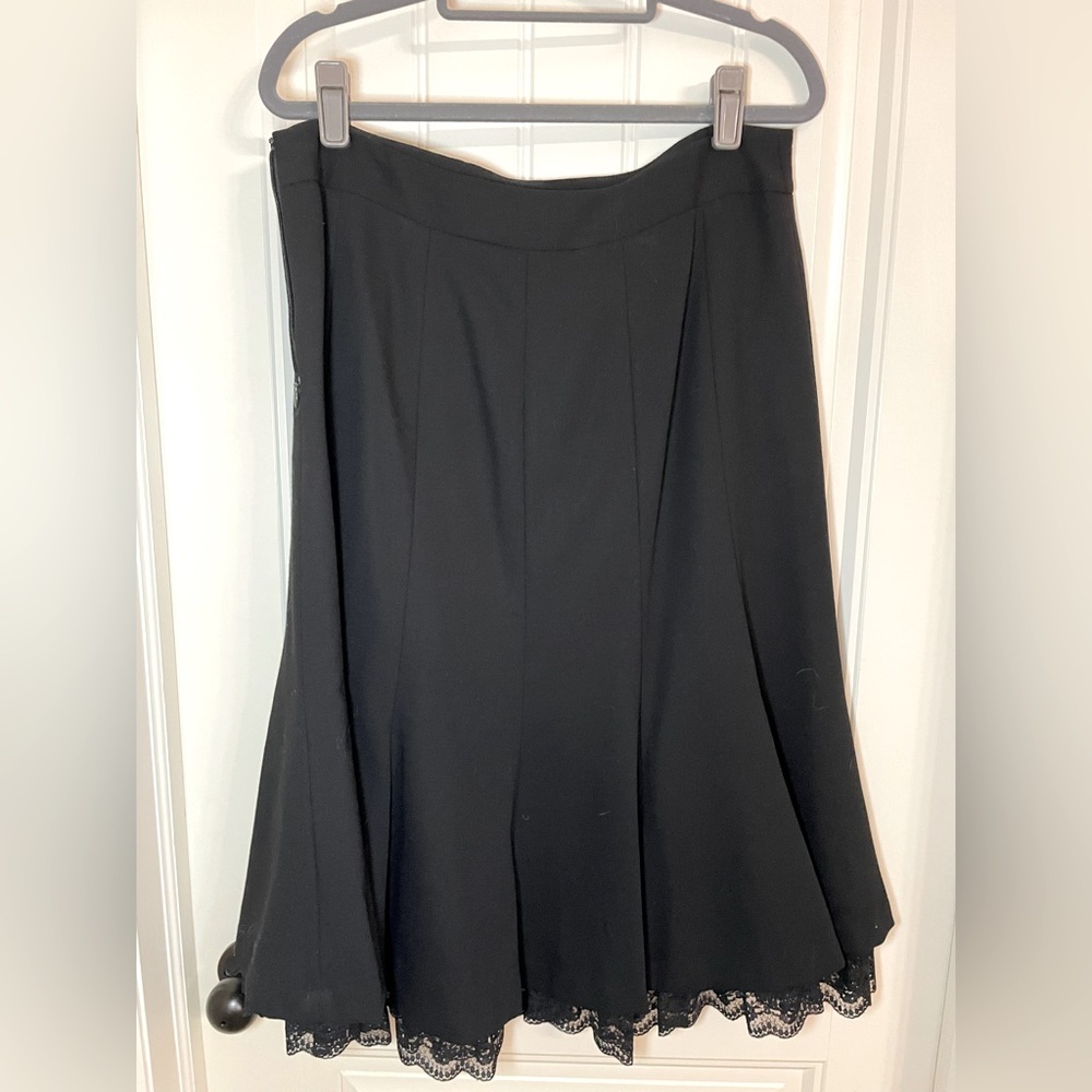 Black Ann Taylor Loft Skirt